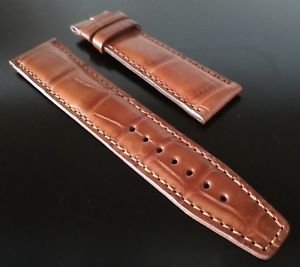 【送料無料】腕時計　ウォッチ　ストラップクロコダイルゴールドウォッチiwc cinturino watch strap genuine crocodile gold 2018