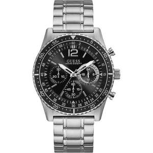 腕時計　ウォッチ　クロノグラフorologio guess launch w1106g1 watch acciaio uomo cronografo nero 44mm