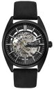 【送料無料】腕時計 ウォッチ ケネスコールブラックレザーウォッチスケルトンkenneth cole reloj esqueleto de cuero negro para kc50064001 relojes 11