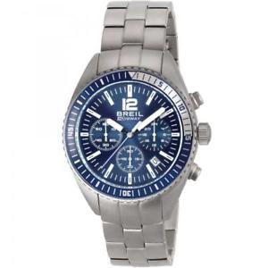 【送料無料】腕時計 ウォッチ クロノブルメートルorologio uomo breil midway tw1632 chrono bracciale acciaio blu 100mt