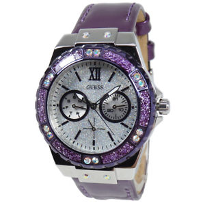 【送料無料】腕時計　ウォッチ　マルチファンクションクロックリラブレスレットguess reloj relojes fantastico multifuncin w0775l6 lila pulsera markenuhr nuevo