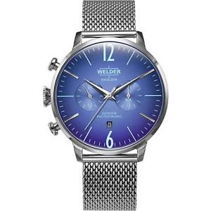 【送料無料】腕時計 ウォッチ ステンレススチールブレスレットケースアナログreloj analgico welder para hombres 47mm pulsera de acero inoxidable y estuche cuarzo esfera azul wwr 【送料無料】腕時計 ウォッチ ステンレススチールブレスレットケースアナログreloj analgico welder para hombres 47mm pulsera de acero inoxidable y estuche cuarzo esfera azul wwr