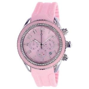 ̵ӻסåꥳmaracuja crono orologio in silicone rosa , 3 sfere e strass t10c010rs