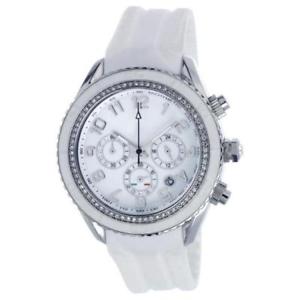 ̵ӻסåꥳӥmaracuja crono orologio in silicone bianco , 3 sfere e strass t10c010bi