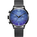 【送料無料】腕時計 ウォッチ ステンレススチールブレスレットアラームケースwelder para hombre breezy 42mm negro de acero inoxidable pulsera de acero y estuche de cuarzo reloj