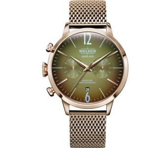 【送料無料】腕時計　ウォッチ　ステンレススチールブレスレットクオーツケースwelder para hombre breezy 42mm de acero inoxidable pulsera de acero y estuche de cuarzo reloj de esf