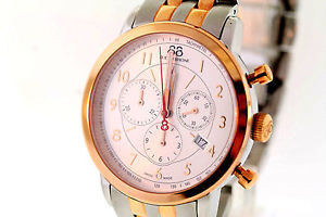 【送料無料】腕時計　ウォッチ　デュローヌシルバークロノグラフトーンフィールドアラームhombres 88 rue du rhone 87wa120057 dos tonos crongrafo tono plata esfera reloj