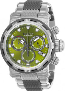 腕時計　ウォッチ　クォーツクロノメートルトーンステンレススチールウォッチinvicta hombre especialidad quartz chrono 100m dos tonos reloj acero inoxidable