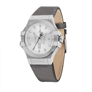 【送料無料】腕時計 ウォッチ テンポリリースマセラティマセラティポテンザorologio tempo e data uomo maserati potenza r8851108018 grigio nuova collezione