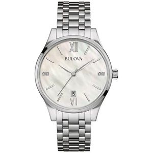【送料無料】腕時計 ウォッチ テンポカサorologio solo tempo donna bulova 96s161 cassa acciaio quadrante madreperla