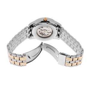 【送料無料】腕時計　ウォッチ　レディースオートマチックシルバーバラステンレススチールアラームbulova seores automatic plata amp; rose acero inoxidable quaz reloj 98a144pir 399