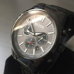 【送料無料】腕時計 ウォッチ デザイナースチールヒューゴボスクロノグラフreloj con crongrafo para hombre hugo boss de diseador 1513190 acero negro genuino