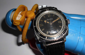 【送料無料】腕時計　ウォッチ　フォームクッションビンテージダイバークロックcaballeros vieja zentra reloj nutico en forma cojines 60er vintage diver exclusivamente