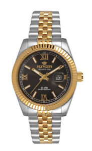 【送料無料】腕時計 ウォッチ orologio pryngeps quartz acciaio erre x bicolore donna a822b