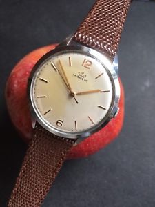 【送料無料】腕時計 ウォッチ ビンテージクロックマンスイスマーヴィンサイズ1950s reloj hombre vintage vestido marvin de gran tamao hecho en suiza 37 mm