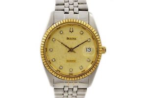 【送料無料】腕時計 ウォッチ ビンテージステンレススチールクォーツvintage bulova acero inoxidable cuarzo reloj para hombre 1626