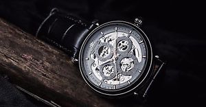 【送料無料】腕時計　ウォッチ　トーマスアーンショーカレンダーグランドマンシルバークロックthomas earnshaw es804302 plata cuadrante reloj automtico para hombre calendario grand