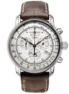 【送料無料】腕時計　ウォッチ　ツェッペリンクロノグラフアラームクロノzeppelin graf zeppelin chronograph reloj hombre chrono 76801