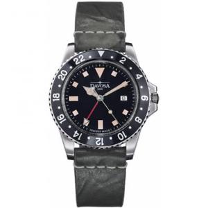 【送料無料】腕時計　ウォッチ　ブラックビンテージダイバーdavosa vintage diver gmt negro 1615705525011