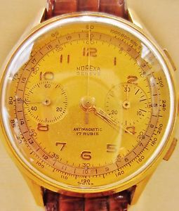 【送料無料】腕時計　ウォッチ　アラームジュネーブヶサービスクロノグラフreloj crongrafo impresionante dcada de 1950 norexa geneve gp l48 prof servicio 6 meses de garanta