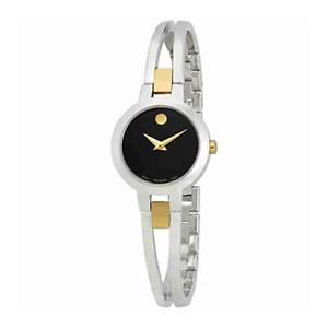 【送料無料】腕時計 ウォッチ レディーススイスステンレススチールウォッチesfera negra usada movado amorosa damas reloj suizo de acero inoxidable 0607184