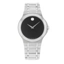 腕時計　ウォッチ　ブラックステンレススチールクオーツmovado corporativo exclusiva esfera negra cuarzo acero inoxidable