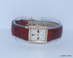 【送料無料】腕時計　ウォッチ　アールデコビンテージレディゴールドorologio vintage lady art deco oro 14k manuale 21,5 x 24,5 mm funzionante usato