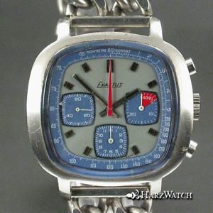 腕時計　ウォッチ　クロノグラフメンズスポーツexactus 12 horas chronograph valjoux 7736 41 mm mens sport watch 1969