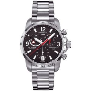 腕時計 ウォッチ アラームブランドマンクロノビッグサイズreloj certina hombre ds podium big size chrono gmt c0016391105700