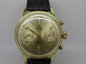 【送料無料】腕時計　ウォッチ　ビンテージクロノmontre chronographe yema plaqu or mouvement valjoux 92 ,vintage chrono