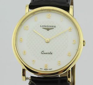 【送料無料】腕時計　ウォッチ　クラシッククオーツkゴールドlongines classic quartz 18k gold