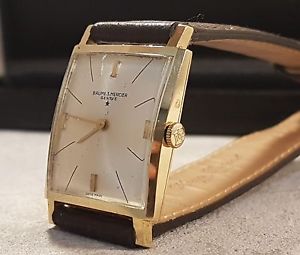 【送料無料】腕時計　ウォッチ　ボーメメルシエkバージョンbaume amp; mercier elipse dame or jaune 18k mcanique vers 1970