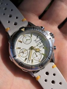 【送料無料】腕時計　ウォッチ　ダイバークロノグラフクロック1990s squale combinando automatico diver crongrafo reloj de hombre valjoux 7750