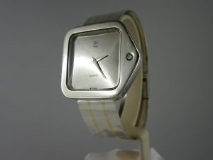 【送料無料】腕時計　ウォッチ　デザインスターリングシルバークオーツe61 lujo relo design sterling plata con 1 brillante reloj pu..