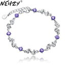 【送料無料】ブレスレット アクセサリ— ブレスレットアルジェントas fr51653 modeles bracelet couleur argent femmes haricots rouges violet crista