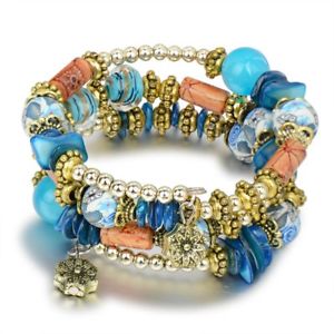 【送料無料】ブレスレット アクセサリ— デボヘミアンシャルムas de51360 bohemian shellkorncharme fur frauen frau plattiert