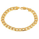 ブレスレット　アクセサリ—　デチェーンsm de33535 gelb gold plated farbe posh curb chain trendy