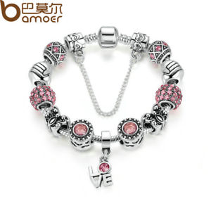 yzuXbg@ANZT?@AWFg[YWRuXbgAas fr34892 couleur argent europeenne rose zircon bracelet pour les femmes en al