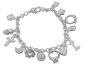 【送料無料】ブレスレット アクセサリ— ブレスレットペンダントクリスマスbracelet charms pendants silver plated...