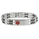 yzuXbg@ANZT?@YfBJA[guXbg^OXeXN`F[Xgbvmens medical alert id bracelet tag stainless steel link chain wrist