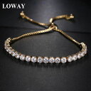 【送料無料】ブレスレット アクセサリ— asfr38454aaaジルコンcuivrereglablechaine eas fr38454 round aaa zircon or bijoux femmes cuivre reglable bracelets chaine e(4)