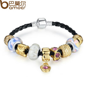【送料無料】ブレスレット　アクセサリ—　アルジェントブレスレットレas fr34764 couleur argent bracelets en cuir pour les femmes alliage de zinc ver