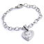 ̵ۥ֥쥹åȡꡡƥ쥹ϡȥ֥쥹åȥƥȥѡʥ饤bracelet with stainless steel heart personalised with phototext