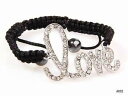 【送料無料】ブレスレット アクセサリ- ラインストーンブレスレットブレスレットブレスレットrhinestone bracelet with love wordbracelets with love wordlove bracelets