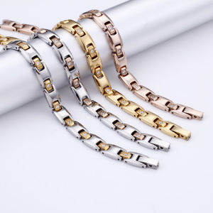 yzuXbg@ANZT?@XeXX`[N`F[uXbg8mm 787 stainless steel link chain tidal loadstone bracelet high quality gift