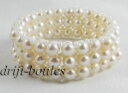 handmade 6mm white round freshwater pearl stretch braceletsハンドメイドラウンドストレッチブレスレット※注意※NYからの配送になりますので2週間前後お時間をいただきます。人気の商品は在庫が無い場合がございます。ご了承くださいませ。サイズの種類の商品は購入時の備考欄にご希望のサイズをご記載ください。　携帯メールでの登録ですと楽天からのメールが届かない場合がございます。