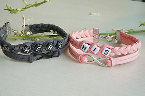 ̵ۥ֥쥹åȡ—֥쥹åȥϥɥᥤɥС֥쥹åȥåcouples bracelets set his her...