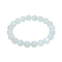 yzuXbg@ANZT?@10mmzCguXbgS75white moonstone bracelet 10mm smooth round gemstone elastic cord 75 inch long