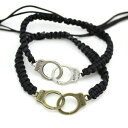 【送料無料】ブレスレット アクセサリ— ブレスレットセットカップルパートナー2pc partners in crime freedom handcuff bracelet set braided friendship couple bf