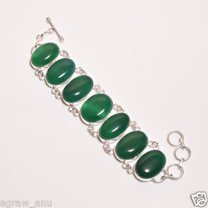 【送料無料】ブレスレット アクセサリ— グリーンオニキスブレスレットグラムaaa green onyx bracelets free shippin...